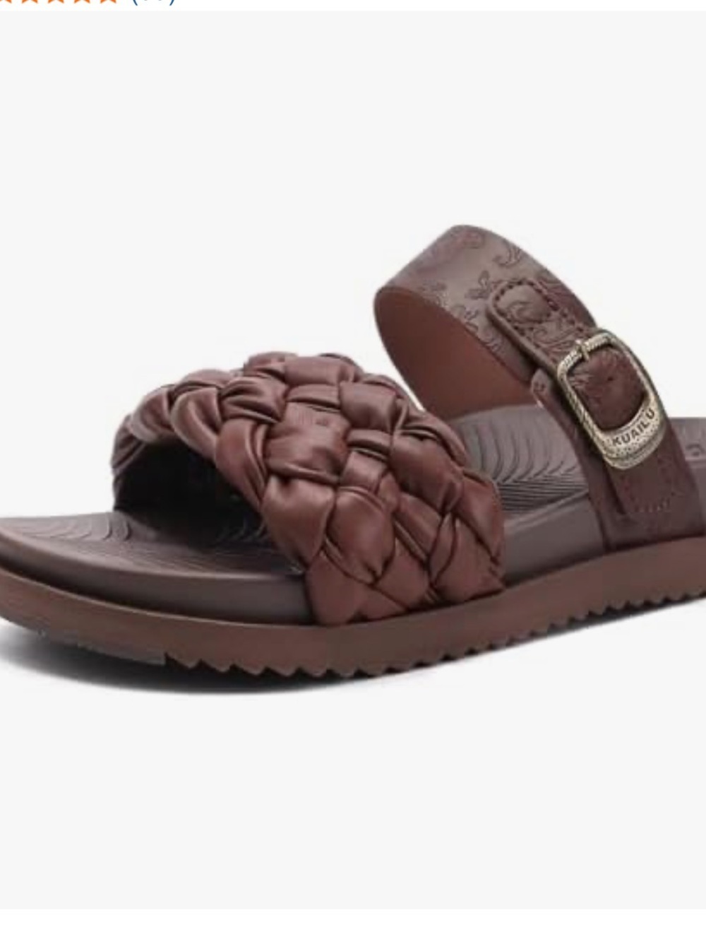 KuaiLu Women’s Orthopedic braided Sandals size 7